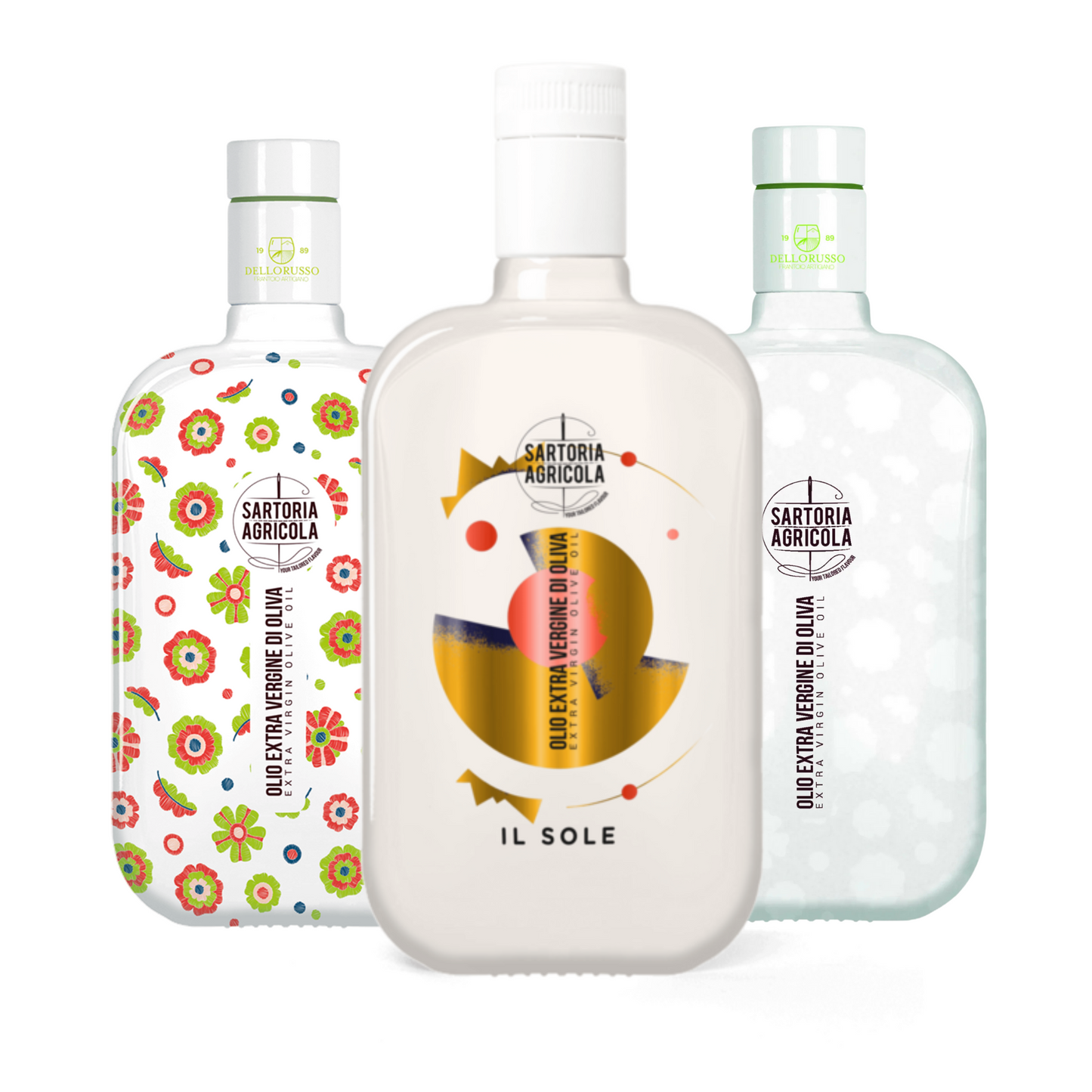 Abonnement op Signature Olijfolie – zomercollectie uit Puglia met drie exclusieve flessen van SOGNO by Hetty