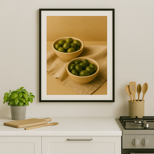 Poster Olives en bols
