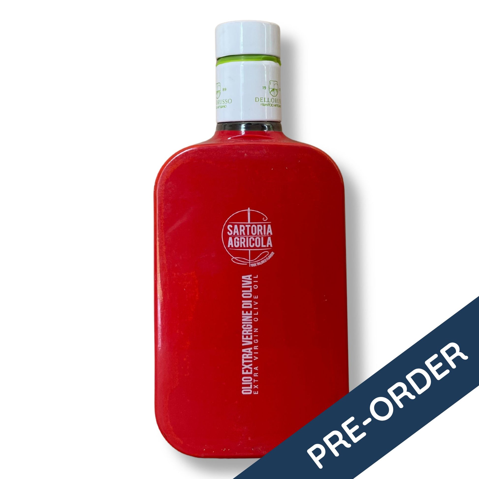 Red Passion olijfolie uit Puglia – Signature Herfst Blend van SOGNO by Hetty. Extra vierge, medium fruitig en koudgeperst in een limited edition rode designfles. Perfect voor herfstgerechten. Pre-order nu!
